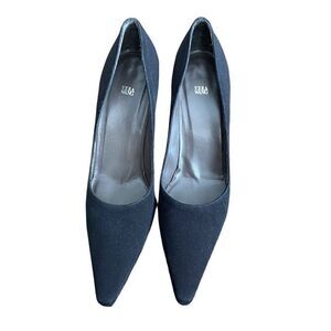 Vera Wang X Stuart Weitzman Heel Pointed Toe Pumps Heels Black 6